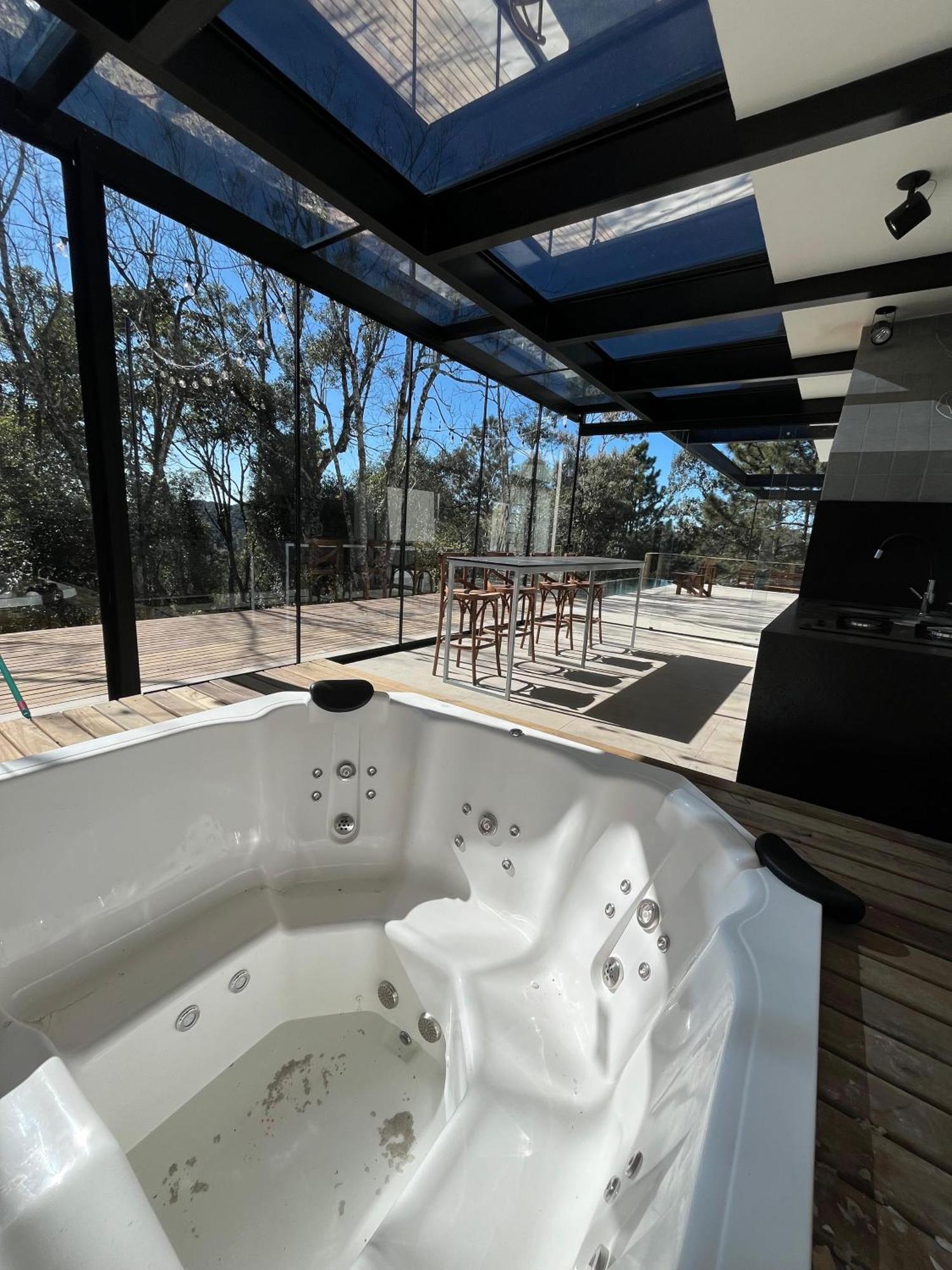 Paraiso Em Rancho Queimado Com Piscina Aquecida Esterno foto