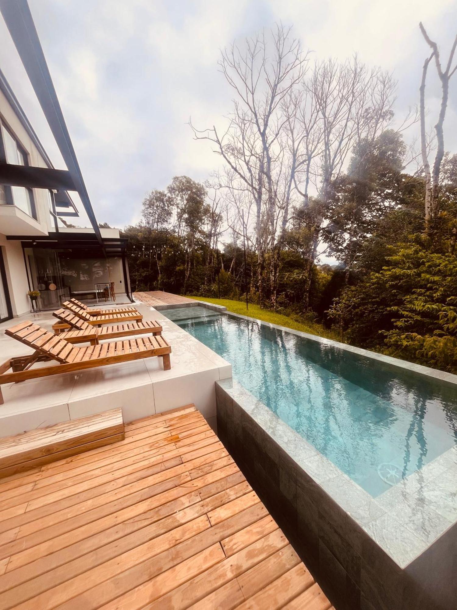 Paraiso Em Rancho Queimado Com Piscina Aquecida Esterno foto